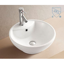 Badezimmer Oval Runde Form Kunst Keramik Porzellan Handwaschbecken Waschbecken